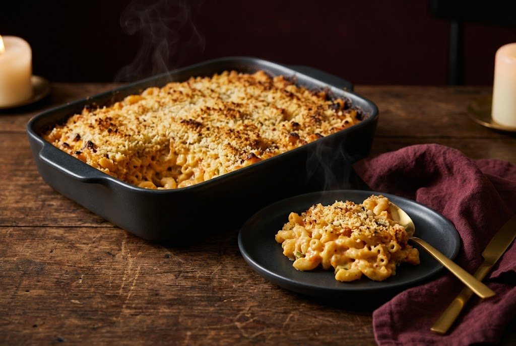 Baked mac with hidden vegetables from Mrs. Revell's family kitchen