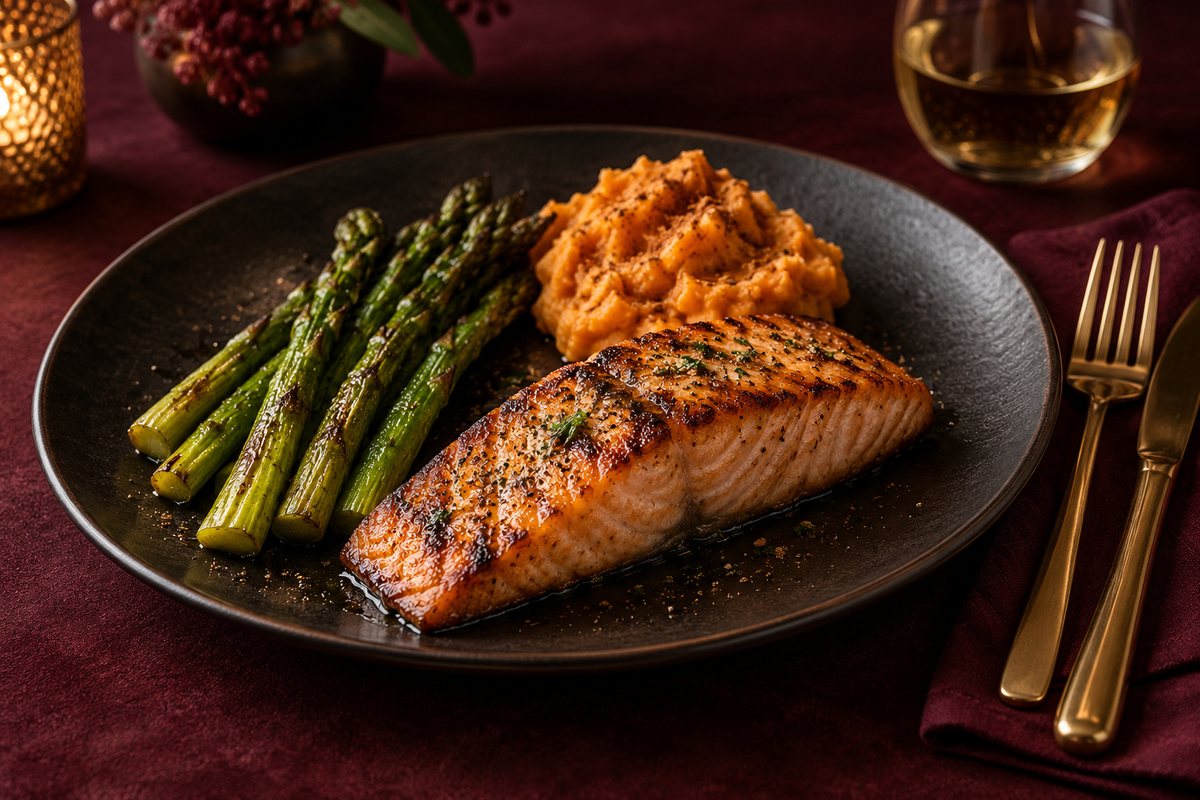 Roasted sweet potato wedges from Mrs. Revell's family kitchen