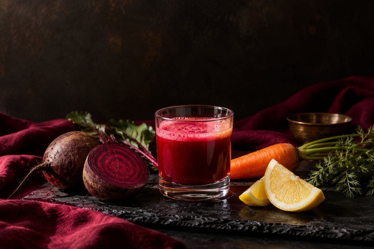 Ruby beet, carrot & lemon from Mrs. Revell's family kitchen