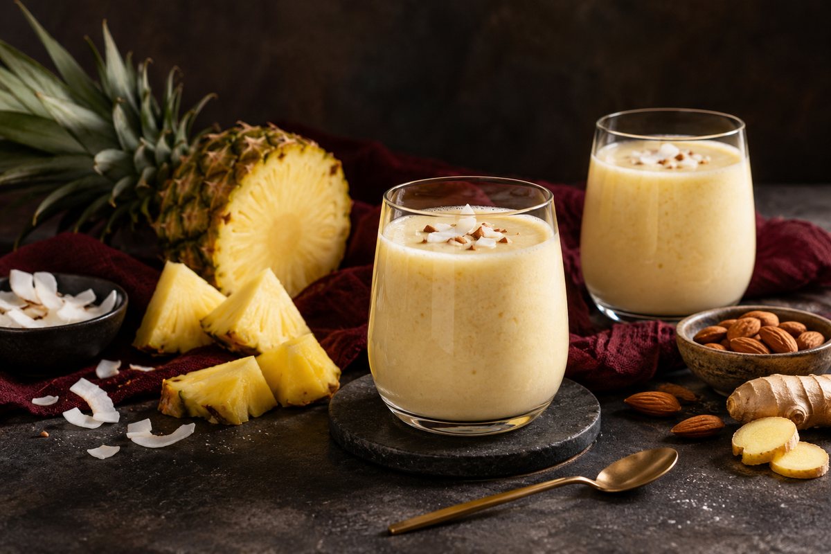Pineapple-coconut with gentle ginger from Mrs. Revell's family kitchen